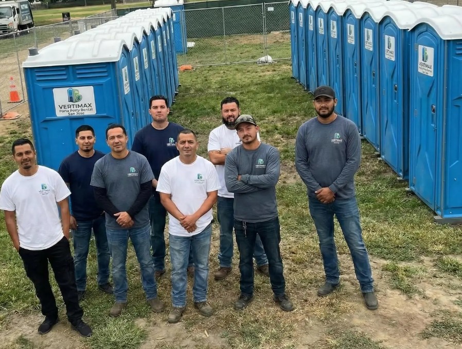 Vertimax Porta Potty Rental San Jose Team